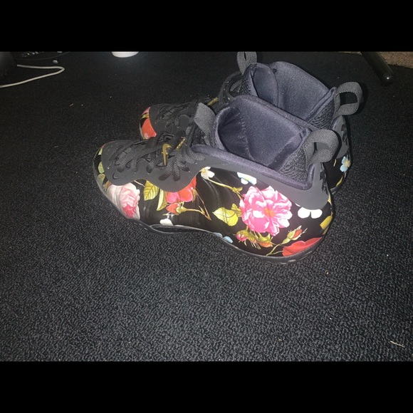 mens floral foamposites